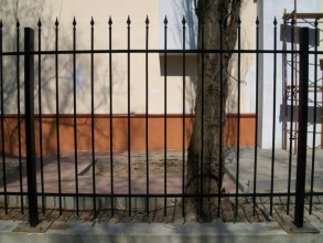 Сварные заборы с бетонированием столбов 15 соток